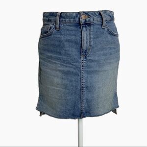 Joes Jeans Denim Skirt 27 Coastal Cowgirl Raw Hem